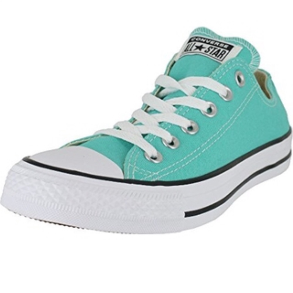 Turquoise brand new converse